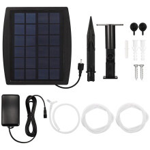 2.5W Aquarium Luchtpomp Zonne - energie Zuurstofgenerator Vissentank Vijver Zuurstofator