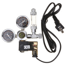 220V Regolatori di CO2 per Acquario Valvola di Controllo Contatore di Bolle Elettromagnete W21.8