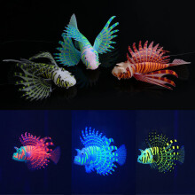 Decorazione Artificiale in Silicone con Effetto Luminoso per Acquario Yani