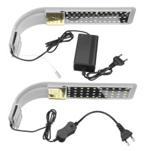 15W LED Luce per Acquario Lampada da Pesce Clip-on Illuminazione Controllo Touch Lampada per Piante da Acquario
