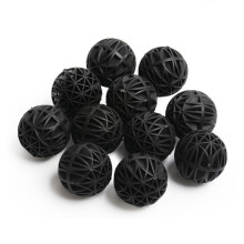 100 Pezzi 16mm Palline Bio per Acquario Filtro Media Umido/Secco per Serbatoio di Pesci Koi Stagno