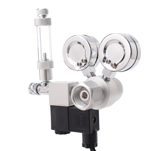 Koolstofdioxide Meter CO2 Systeem Dubbele Drukregelaar Bubbelteller Solenoïde 2
