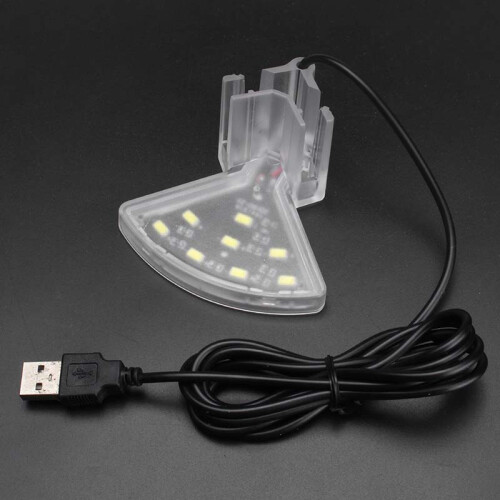 Lampada a striscia LED subacquea impermeabile per acquario con USB 2