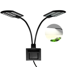 10W Luce per Acquario Ultra-sottile Luce Compatta per Serbatoio di Pesci Luci per Piante Acquatiche Spina EU