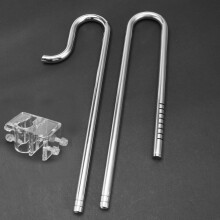 Tubo del filtro per acquario da 16 mm in steel inossidabile tubi di ingresso e uscita