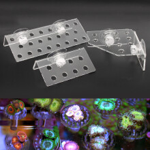 Acryl - Aquarium - Korallenfrag - Plug - Rack - Ständerhalterung für lebende Fischbehälter mit Saugnapf