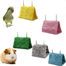 Maat M Vogel Hamster Hangende Grot Kooi Hangmat Tent Bed Bunk Papegaai Speelgoed
