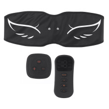 Elektrische Taille Buiktrainer PU Leren Riem 6 Modi Verstevigende Massager Oefenriem