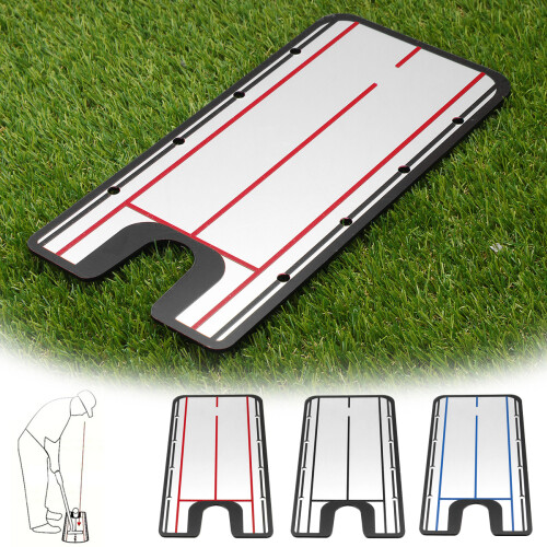 Acryl Golf Putting Spiegel Hulp SwingTrainer Uitlijn Training Lijn Oefenhulpmiddel
