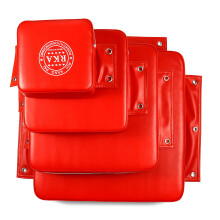 Sacchetto da boxe da parete per allenamento fitness obiettivo quadrato pad morbido bersaglio da boxe red.