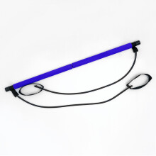 Pilates Bar Kit Pedal Elastic Pull Rope Stretch Belt Back Trainer Fitness Equipment Exercise Tools