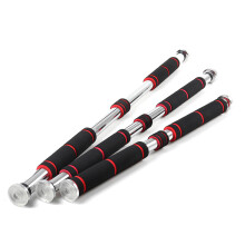 Zware Chrome Pull Up Push Up Oefenbalk Verstelbare Horizontale Workout Deurway Apparatuur Chin Up Fitness 200kg Gym Sit - ups Sport