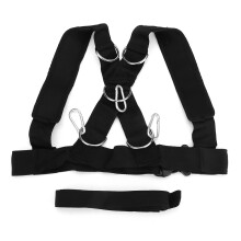 Imbracatura per slitta portable regolabile fascia di allenamento per forza e velocità banda di trazione fitness cintura per yoga