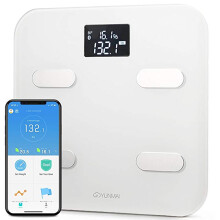 YUNMAI Bilancia Smart per la Gestione del Peso e della Composizione Corporea a Colori con Monitoraggio della Composizione Grassa Sincronizzazion