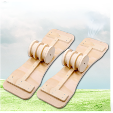 Houten Balansbord Yoga Training Lange Strip Thuis Gym Antislip Roller