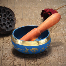 Tibetisches Klangschalen - Set Gebetschale Himalaya - Schale für Gebet Yoga Meditation Chakra - Heilung