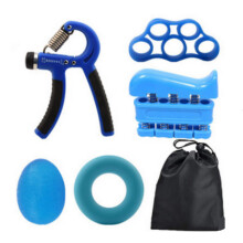 5-teiliges Handgriff-Stärker-Set für Handgelenk Finger und Unterarm Übungswerkzeuge Widerstandsgriffball