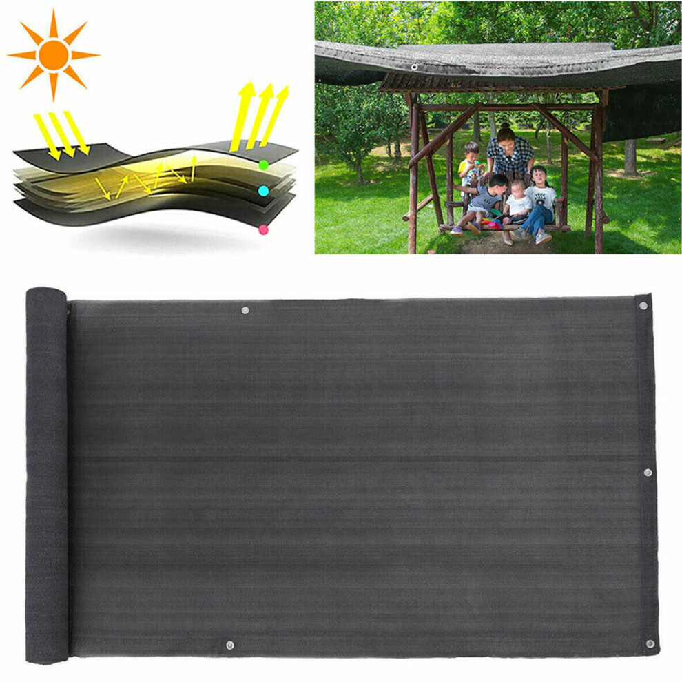 2M Deck Balcony Privacy Screen HDPE Screening Fence Garden Sunshade Wall Panel