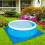 1Pcs Swimming Pool Cloth Mat Foldable Ground Cloth Blue 9