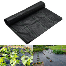 Tessuto di controllo delle erbacce per copertura del giardino Membrana per paesaggio giardino Tappeto di copertura del terreno 90gsm