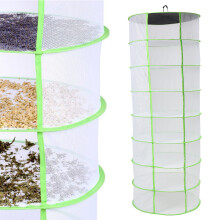 Rete di essiccazione per gemme di piante aromatiche essiccatore a scaffale a 8 strati supporto appeso per essiccazione rapida rete di stoccagg