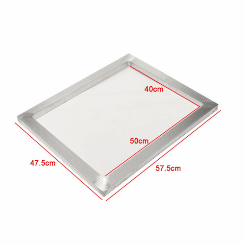 40x50cm Aluminium Schermframe met 47T 120 Mesh Zeefdruknet 1