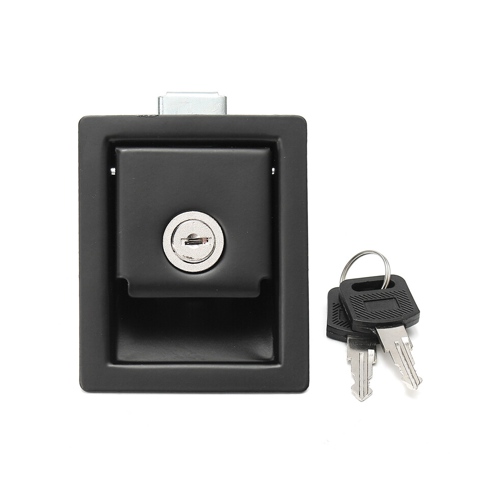 Rv Paddle Entry Door Lock Latch Handle Knob Dead Bolt New Camper Trailer Black 300029475484