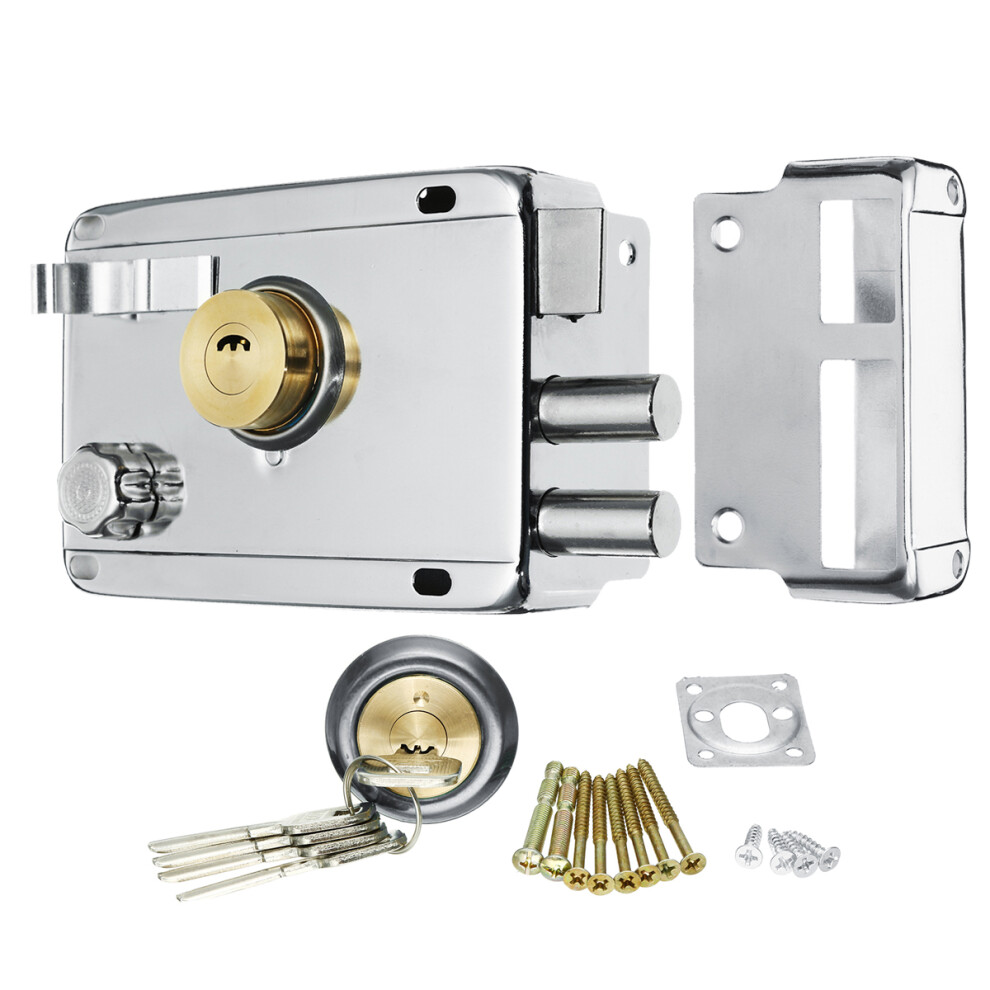 Exterior Iron Door Locks Security Anti-Theft Lock Multiple Insurance Lock Wood Gate Lock For Furniture Hardware 756496515923