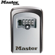 Cassa di sicurezza per chiavi Master Lock da esterno montaggio a parete con combinazione a codice scatola per la conservazione di chiavi nasco