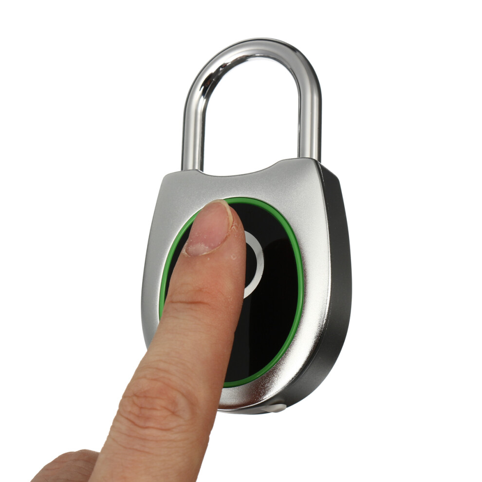 Smart Usb Charging Fingerprint Lock Anti-Theft Keyless Lock Fingerprint Padlock Waterproof 300028037942