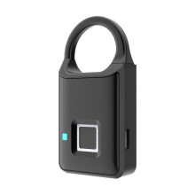 Anytek P5 Lucchetto Intelligente con Impronta Digitale Sicurezza Antifurto Ricarica USB per Zaino Valigia Borsa da Mano Bagagli