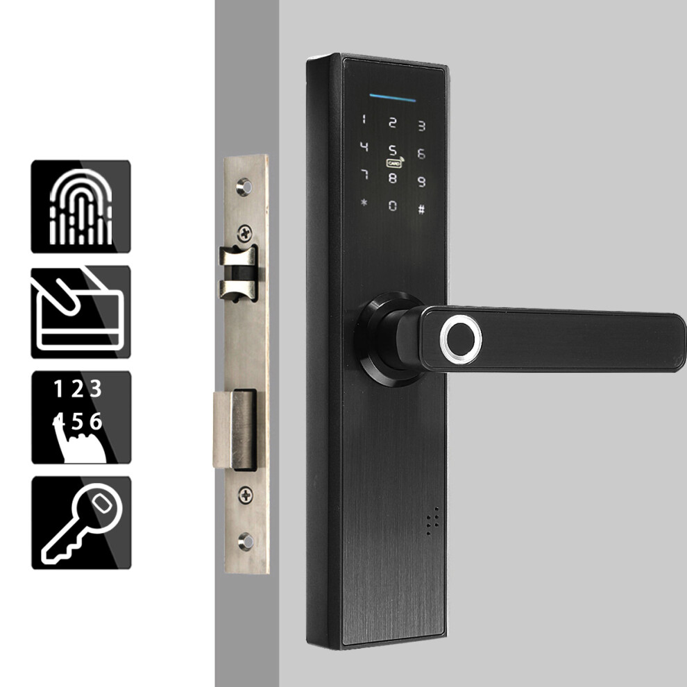 Electronic Smart Door Lock Biometric Fingerprint Digital Code Smart Card Key 7445016641619