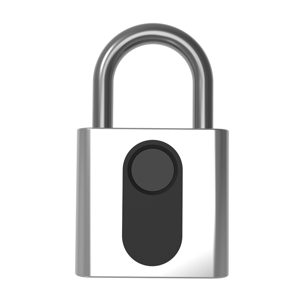 Gs40f Smart Fingerprint Padlock Usb Rechargeable Ip65 Waterproof Anti-Theft Security Padlock Luggage Case Backpack Lock 791592375354