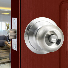 Maniglie rotonde in steel inossidabile per porte serratura di ingresso per privacy con 3 chiavi
