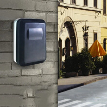 BH005 Scatola Metallica a Muro Impermeabile in Lega di aluminum con Lucchetto a Password