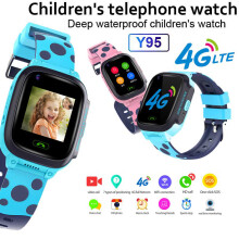 Y95 4G Orologio Smart per Bambini con Telefono GPS Impermeabile Orologio Intelligente per Bambini WiFi Anti-perdita SIM Localizzatore Tracker Vid