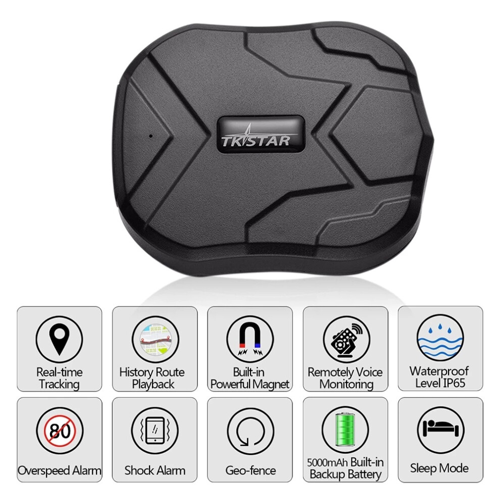 Tkstar Tk905 Gps Tracker 5000Mah 90 Days Standby 2G Vehicle Tracker Gps Locator Waterproof Magnet Voice Monitor 830698316004