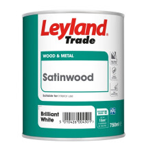 Leyland Trade - Satinwood Brilliant White - 750ml