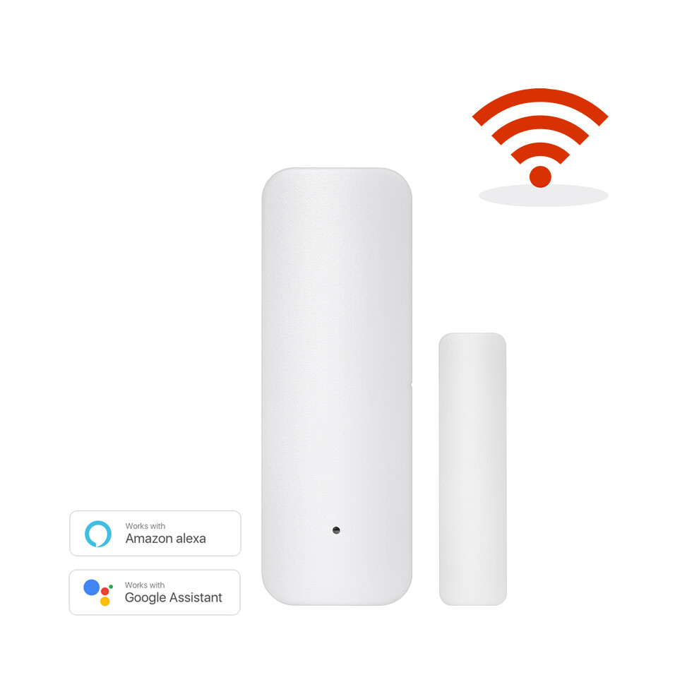 Smart Wifi Door Sensor Door Open Closed Detectors Wifi App Notification Alert Security Alarm Support Alexa Google Home 8756055431635