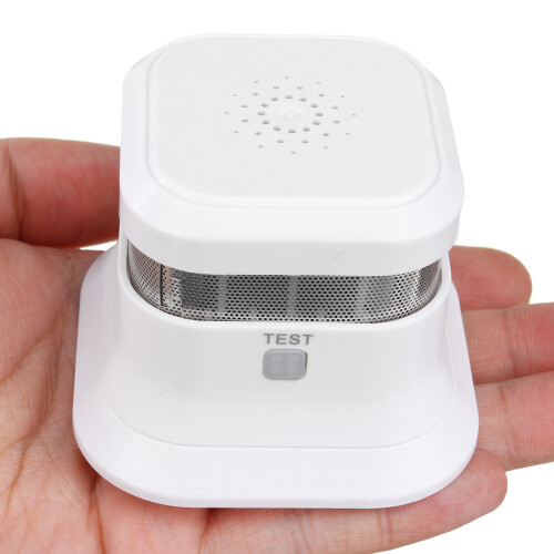 Smoke Detector Home Office Security Fire Alarm Sensor System Red LED Sound Alarm 2