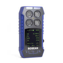 4 in 1 Gasdetector CO O2 H2S EX Zuurstofgas Alarm Monitor Tijd Temperatuur Meter