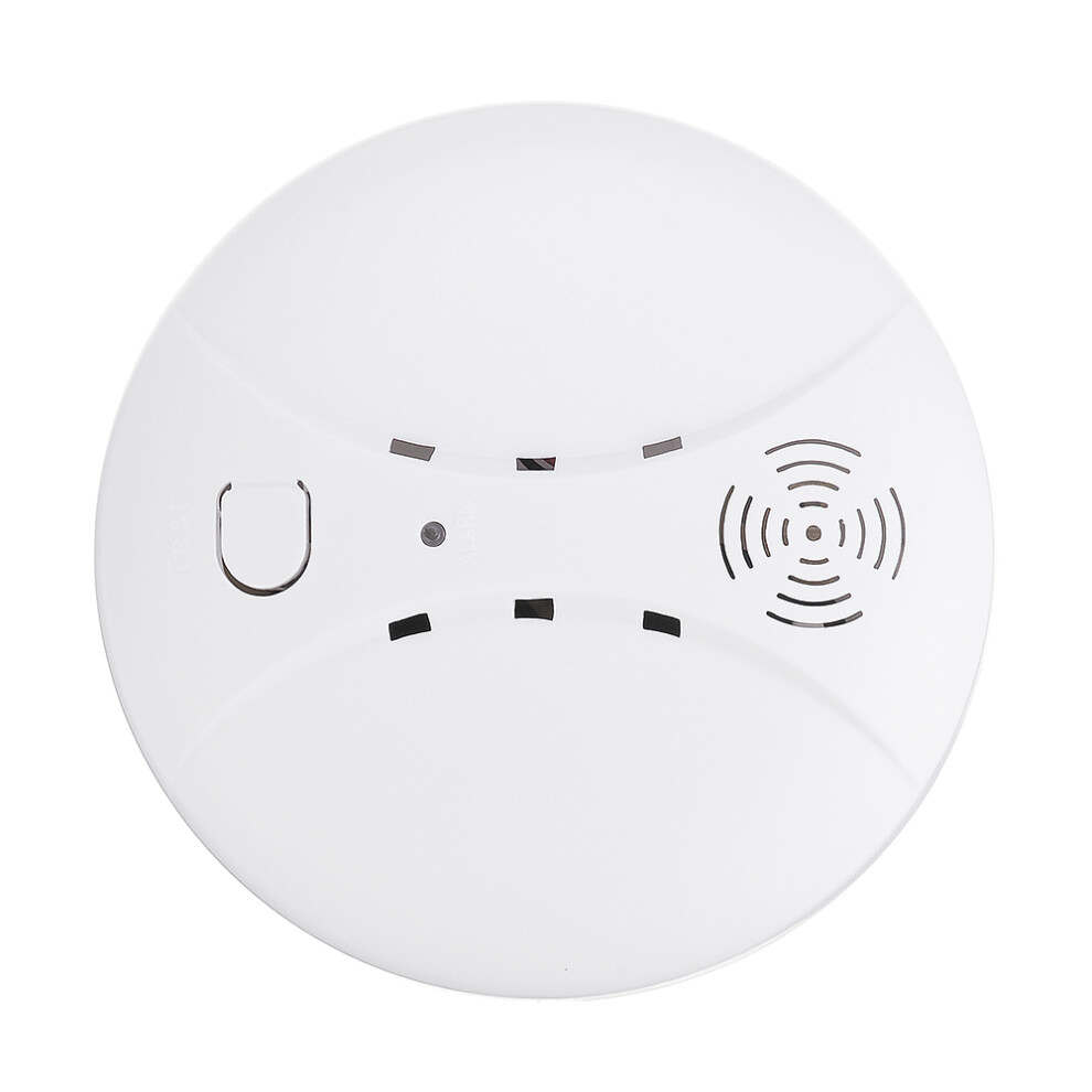 433Mhz Wireless Smoke Detector Can be Used Alone or With Alarm Wireless Smoke Sensor Detector Work With Security Alarm System Host