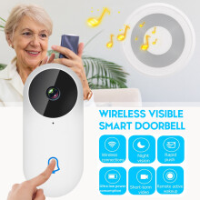 D1 Wireless WIFI HD Visuelle Smart Türklingel mit Bandbreiten-Spannung Ding Dong