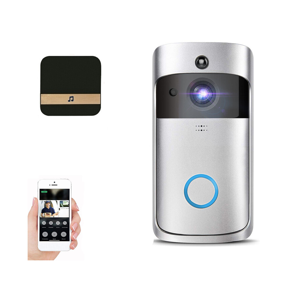Wifi Smart Video Doorbell Intercom Pir Detection Camera Night Vision Cloud Storage 6900044189089
