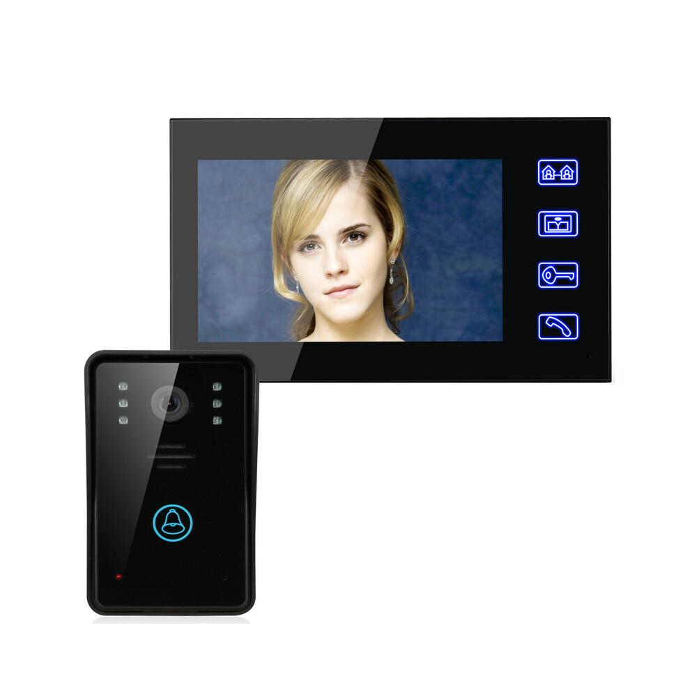 Ennio 7 Video Door Phone Intercom Doorbell Touch Button Remote Unlock Night Vision Security Cctv Camera Home Surveillance" 799968938745