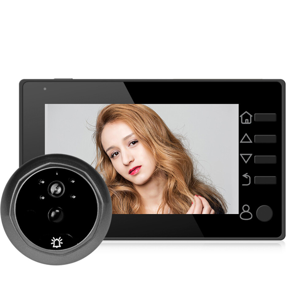 4.3 Inch Digital Lcd Hd Peephole Viewer Doorbell Eye Monitor Camera Security System 300028028667
