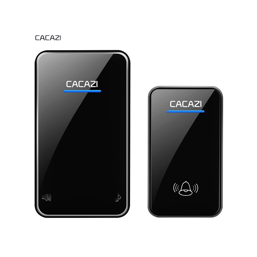 Cacazi Wireless Doorbell Waterproof Dc 12V 300M Remote Door Bell Chime Ring 110Db 1 Button Receiver 302707564220