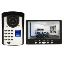 ENNIO 815FD11 7 inch TFT Color Video Door Phone Intercom Doorbell Keypad Home Security Camera Monitor Night Vision System