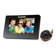Danmini YB-43HD-MT Telecamera Digitale per Spioncino 2MP 4.3 pollici Visione Notturna IR Video Campanello PIR