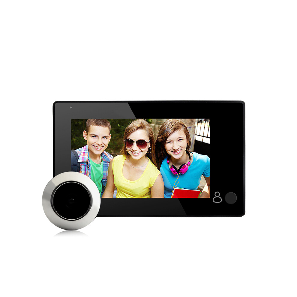 4.3 Inch Tft Lcd Screen 150 Degree Home Security Doorbell Digital Photo Peephole Door Eye Viewer 6901249273016